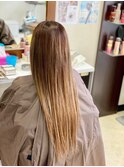 エクステでロングヘアーに