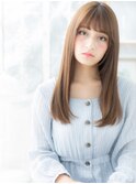 黒髪も◎大人かわいいローライトストレート越谷!