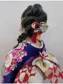 振袖サイドアップ