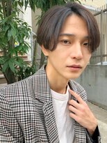 クーエフー(coo et fuu)&nbsp;20代30代ニュアンスパーマセンターパート　短髪