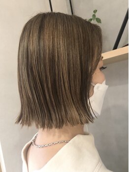 【cut+color\8800～/cut+color+TR\11220～】ロング料なし◎白髪の悩みを活かすcolorをご提案