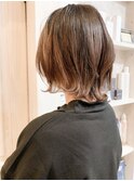 福山 イルミナカラー人気キャアリー丸みウルフ、ショートウルフ