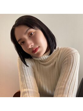 フラミューム 本厚木店(flammeum) ワンレンボブ