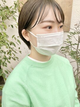 アンカー(ANCHOR) ショートヘア×オリーブグレージュ