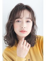 アッシュ 南万騎が原店(Ash)&nbsp;波ウェーブのミディアムスタイル