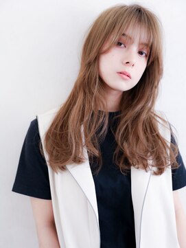 メノン 茨木店(Menon) ミディアムレイヤーカット　美髪　大人可愛いロング
