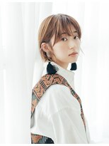 プランツ ヘアサロン(Plants HAIR SALON by GEORGE)&nbsp;アプリコットカラーでヘルシースタイルに　ショート　元住吉