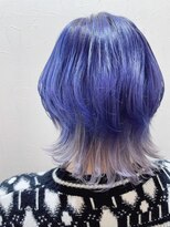 ヘアーワークス ボナ(HAIR WORKS bona.)&nbsp;似合わせカット×グラデーションカラー22【パープルオングレー】