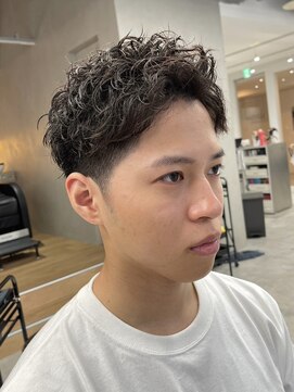 ラヴィズムバイフィフス(LUVISM by fifth) ビジネスショートメンズマッシュツイストパーマツーブロック