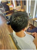 すっきりパーマスタイル