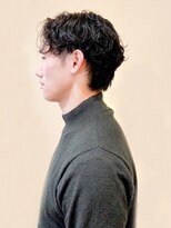 ビアンコ(BlANCO)&nbsp;センターパートニュアンスパーマ（堀江/四ツ橋)