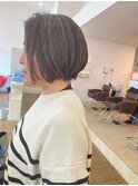 前下がりボブxぼかしハイライト