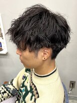 スナッグルサロン(SNUGGLE SALON)&nbsp;ツイストスパイラルパーマ/ツーブロックマッシュ/メンズパーマ
