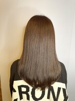 ブロッサム 東久留米店(Blossom)&nbsp;20代30代大人可愛い髪質改善小顔艶感ミディミルクティーベージュ