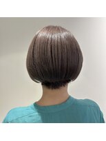 リュネッツ あざみ野店(lunettes)&nbsp;【白髪ぼかし】明るめベージュ×お悩み解決ショートボブ