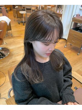 ビーヒアナウ 金沢県庁店(BE HERE NOW) 顔周りカット