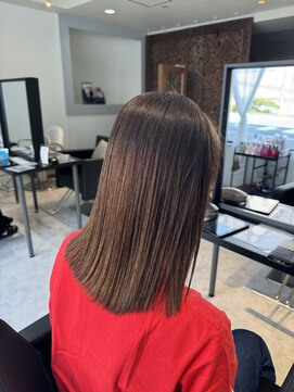 オルメント 天満 南森町(ORL'MENT) 20代30代40代髪質改善肩ラインミルクティベージュ透明感