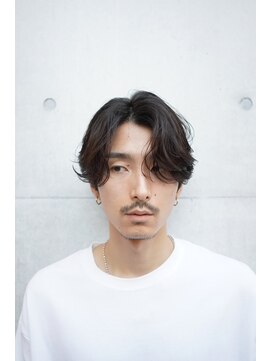 レタッチバイフィフス(RETOUCH by fifth) センターパートカルマパーマビジネス韓国ヘアシャドウパーマ