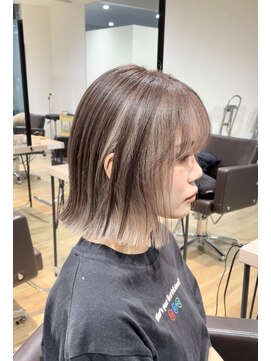 エヌプラス(N+) ホワイトグレージュミニウルフチェリーブラウンデジタルパーマ