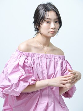 ロアーヘアー オペラオー 折尾店(RAWR hair Opera O) 【RAWR】モテ髪結婚式ヘアアレンジシニヨン大人ガーリー