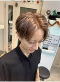 横浜★センターパートのナチュラルブラウン