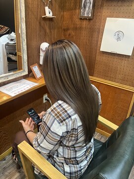 ヘアーサロン アトリエ(Hair salon ATORIE) バレイヤージュブリーチカラーロングヘア