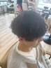 【スタイリスト藤田限定】波巻きスパイラルパーマ+カット￥10000