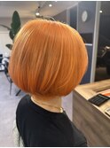 ブリーチオンカラー（オレンジ）
