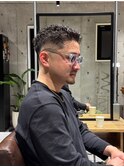 MEN'S/極道パーマ×フェード/爽やかメンズショート