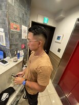 銀座マツナガ 神田店&nbsp;メンズカットショートスタイル七三刈り上げフェードバーバー