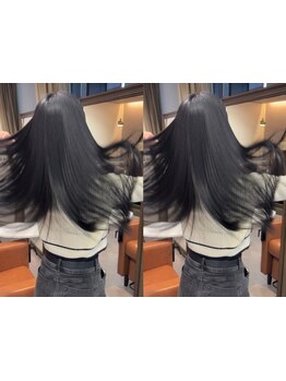 【堀江】髪質改善トリートメントで憧れの美髪に♪カラーやパーマとの組み合わせで更に艶感UP