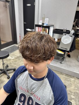 アソビ シャドウパーマ