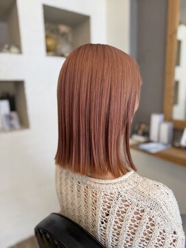 ウイ(u'i) サーモンピンクボブ