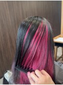 ワンブリーチインナーピンクバイオレット