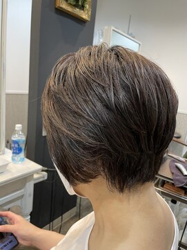 ルッカランス 経堂店(Lucca Lance) 乾かすだけでまとまるショートボブ