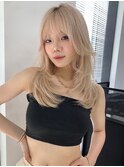 ツヤ髪透明感ミディアムレイヤー似合わせカット