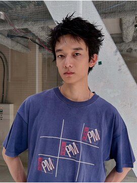 ヒュージ 表参道(huge) スパイキーショート/ニュアンスパーマ/メンズカット/ウェーブ