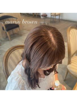 ムクヘア 御幸店(MUKU hair) maron brown