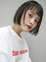 ギークス(GEEKS)&nbsp;【GEEKS渋谷】オン眉ボブ/アンブレラカラー/初ブリーチ/冬カラー