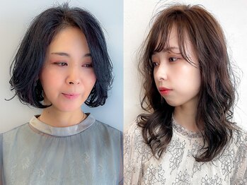 ベル(Belle)の写真/一人ひとりの骨格・髪質を活かしたスタイリングで、毎日のスタイリングが楽しくなるパーマをご提案♪
