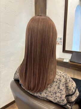 アミリー ひたち野うしく店(Amily) ハイライトバレイヤージュダブルカラーケアブリーチ20代30代