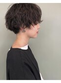 ［people］マッシュショートパーマ