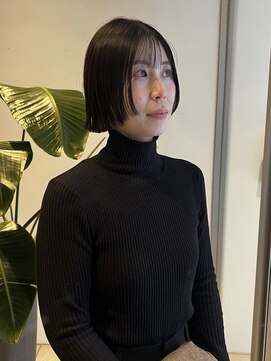 ソエラ(Soera) あご上ミニボブ/切りっぱなしボブ