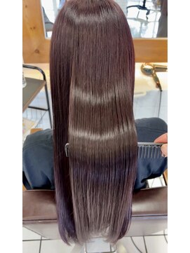 シエル ドゥ サワ(ciel de SAWA) 艶髪◎髪質改善ピンクベージュ×さらさらストレート