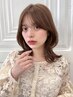 Stylist【鈴木/胡花指名限定10%オフ】前髪カット+カラー　￥14400→ 