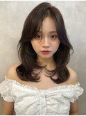 ハイレイヤー/ミディアム・ロング/20代/30代/顔周りレイヤー