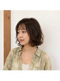 柔らかボブパーマ　20代 30代 40代 50代 60代　髪質改善　ミセス
