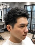 ツイストスパイラルパーマ/スパイキーショート/ツーブロック