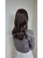オーガスト ヘア ネイル(AUGUST hair nail) チョコレートブラウン/ブリーチなし/横浜/透明感カラー