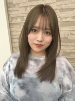 アミュー(Amyu)&nbsp;ブリーチなしダブルカラーで作るオリーブ×レイヤーカット